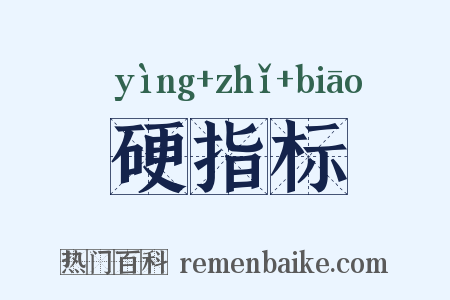 硬指标是什么意思的图片